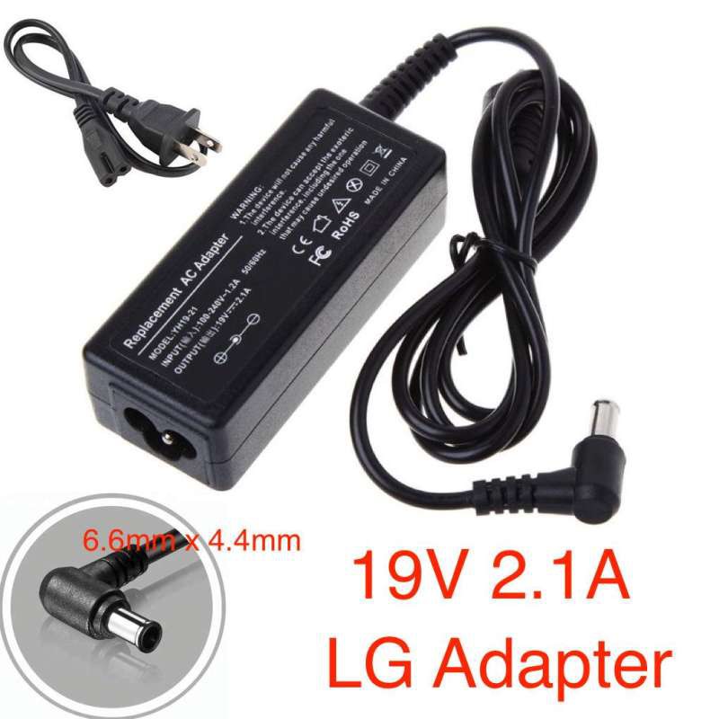 19V 2.1A (6.6*4.4mm) ac power adapter charger for LG Gram 13Z940-G 13Z950 13ZD940-G 14Z950 15U340 15