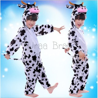 ชุดเด็ก ชุดสัตว์ ชุดแฟนซีเด็ก ชุดวัว เสื้อผ้าเด็ก รุ่น Cow (สีดำ-ขาว)