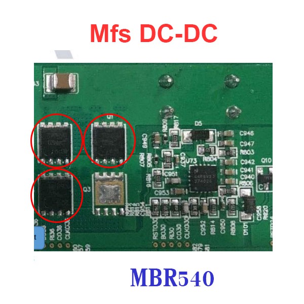 All MOSFET (3ชิ้น) มอสเฟตอุปกรณ์แหล่งจ่ายไฟ DC-DC ใช้ได้ทั้ง Hash Board Antminer L3,L3+,L3++ S9, S9i