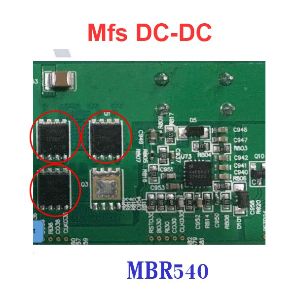 All MOSFET (3ชิ้น) มอสเฟตอุปกรณ์แหล่งจ่ายไฟ DC-DC ใช้ได้ทั้ง Hash Board Antminer L3,L3+,L3++ S9, S9i ,S9j ส่งไวของอย