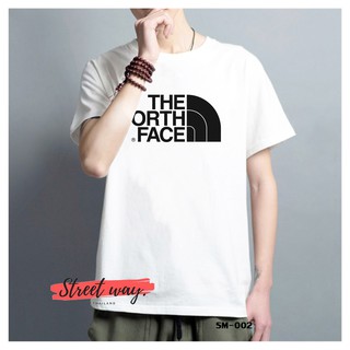 เสื้อยืดแขนสั้นพิมพ์ลาย The North Face .