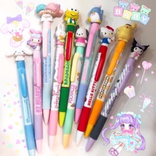 สินค้าพร้อมส่ง⭐️New ⭐️ปากกาดำ ///🐰👑🌈ตัวการ์ตูน sanrio 🧸🎀🍰 รองรับเก็บเงินปลายทาง