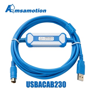 Yy อะแดปเตอร์สายเคเบิลโปรแกรม USBACAB230 สําหรับ Delta PLC USB TO RS232 สําหรับ USB-DVP ES EX EH EC SE SV SS Series