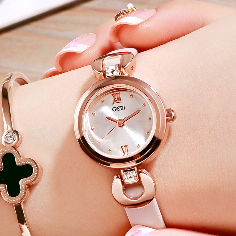 GEDI 222 น่ารักมากๆ ของแท้ 100% นาฬิกาแฟชั่น นาฬิกาข้อมือผู้หญิง - รูปที่ 2