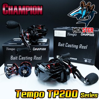 รอกหยดน้ำ CHAMPION TEMPO TP200R/TP200L หมุนขวา/หมุนซ้าย (สีดำ-แดง)