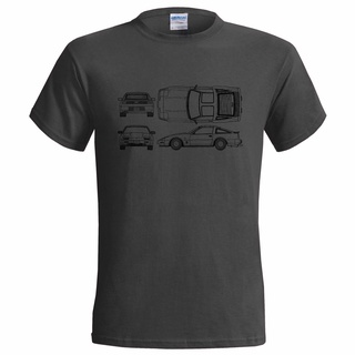 เสื้อยืดผ้าฝ้ายพิมพ์ลายขายดี เสื้อยืด พิมพ์ลาย DATSUN 300 ZX BLUEPRINT สไตล์ญี่ปุ่น คลาสสิก สําหรับผู้ชาย Z31 Z32