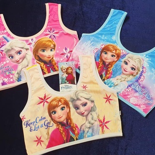 เสื้อซับในเด็กหญิง ครึ่งตัว โฟร์เซ่น Frozen สินค้าจดลิขสิทธ์ถูกต้อง 100% รอบอกเริ่มต้น 22 นิ้ว