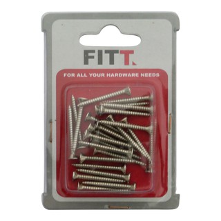 TAPPING SCREW 6X3/4" TF 25EA สกรูเกลียวปล่อย TF 6X1-1/2 นิ้ว 25 ตัว สกรู, น๊อตและแหวน อุปกรณ์ยึดติด เครื่องมือช่างและฮาร