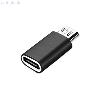 Mini Type - C Female To Micro Usb Female อะแดปเตอร์แปลงสายเคเบิ้ล Usb 3 . 0 อะลูมิเนียม Usb - C สําหรับโทรศัพท์มือถือ