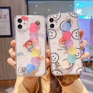 [ส่ง​จาก​ไทย]​​เคสขอบเหลี่ยมสายสอดมือ รุ่น iphone6 i7 i8 se 6plus 7plus 8plus ix xr xsmax i11 11pro 11promax 12 12pro 12