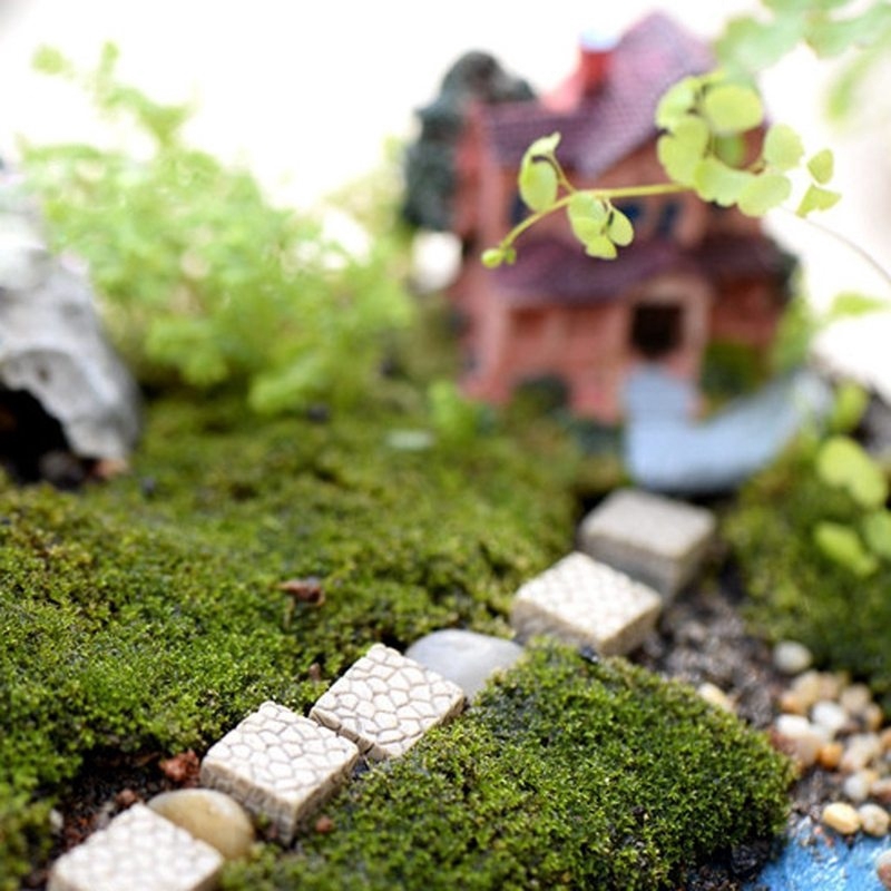 10 ชิ้น/เซ็ต Mini Step Stone บันได Pavement เครื่องประดับ Fairy Garden ตกแต่ง