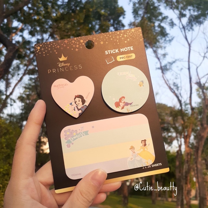 Disney princess stick note สามแบบ