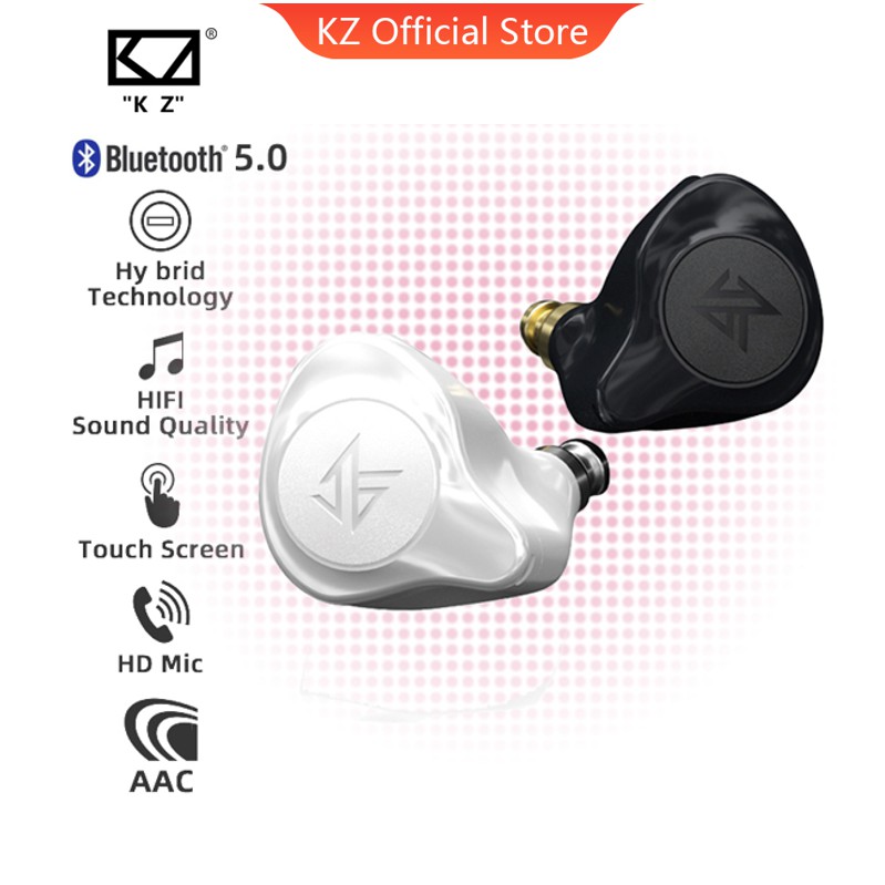 KZ S2 หูฟังบลูทูธ 5.0 Hybrid หูฟังไร้สาย หูฟัง Bluetooth 5.0 True Wireless