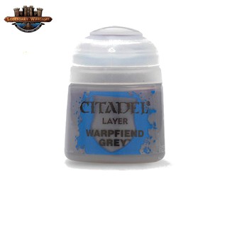 [P360พร้อมส่ง] Citadel : LAYER: WARPFIEND GREY (12ML) สีอะคริลิคสำหรับทาโมเดล