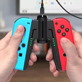 กริบจอยNintendo Switch Grip joy conแบบไม่ต้องถอดเคส ชาร์จจอยได้ด้วยแถมสายusb