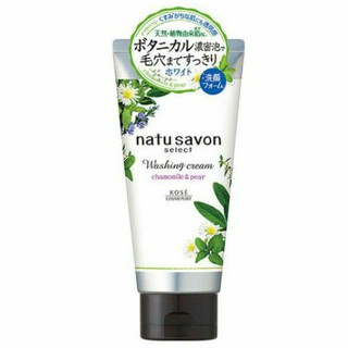 KOSE Softymo Natu savon select Washing Cream 130g.