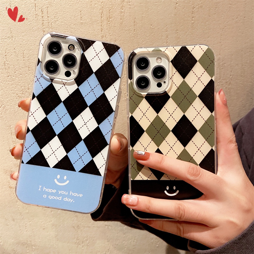 Huawei Y7A Y8p Y7p Y6p Y5p Y9 Prime 2019 Nova 7 SE 8i 7i 4e 3i 3 Nova 9 7 5T 8 Pro Casing European and American luxury Fashion Rhombus Plaid Pattern Phone Case Silicone Soft Shockproof Protective Cover