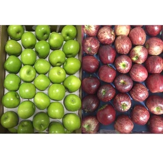 แอปเปิ้ลเขียวแดงนำเข้า 🍏 - NZ/USA/France/SouthAfrica/Italy ใช้ทำน้ำแอปเปิ้ลนอก น้ำผลไม้สดสกัดเย็นหรือปั่น Green Apple