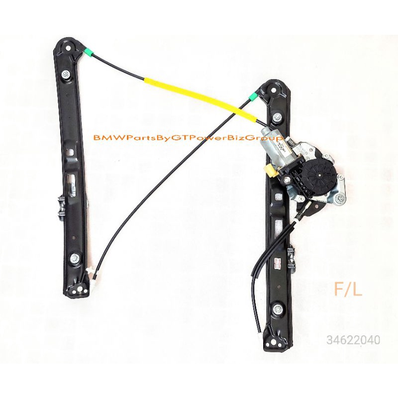 อะไหล่BMW E46 ชุดมอเตอร์+รางกระจกไฟฟ้า (Electr. window lifter)