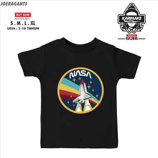 เสื้อยืด พิมพ์ลาย Nasa SPACE PLAN สําหรับเด็ก