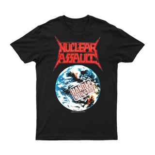 [100% Cotton] เสื้อยืด ลาย Nuclear Assault RD