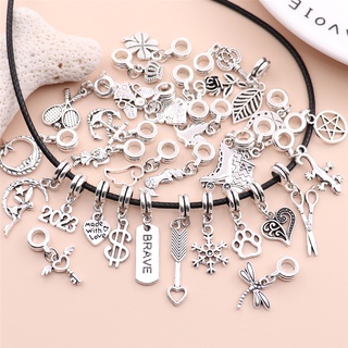 ผสม 30 ชิ้น/เซ็ตรูปแบบต่างๆ Brave Dream จี้สไตล์วินเทจสุภาพสตรี DIY สร้อยข้อมือสร้อยคอทำอุปกรณ์เครื่องประดับ Pendants