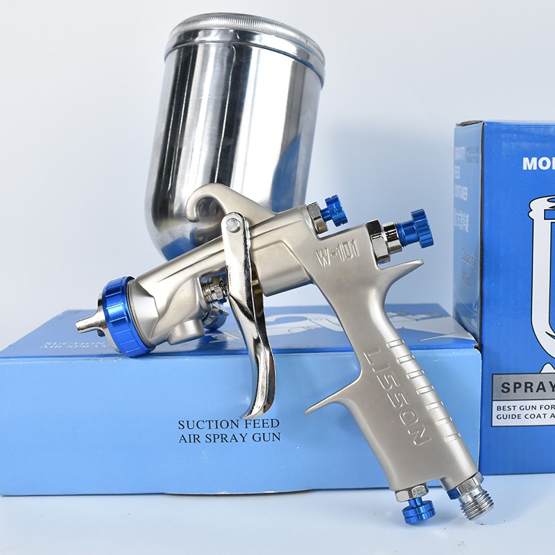 Original Japan Made สเปรย์ปืน W-101 Gravity Feed HVLP มือคู่มือสีสเปรย์เครื่องมือ 1.3/1.5 มม./1.8 มม./1.0 มม.หัวฉีด