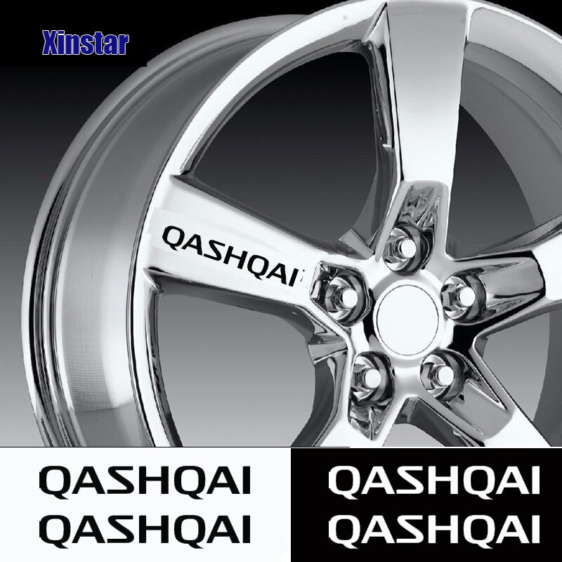 สติกเกอร์ล้อรถ 4 ชิ้นสําหรับ Nissan Nismo QASHQAI