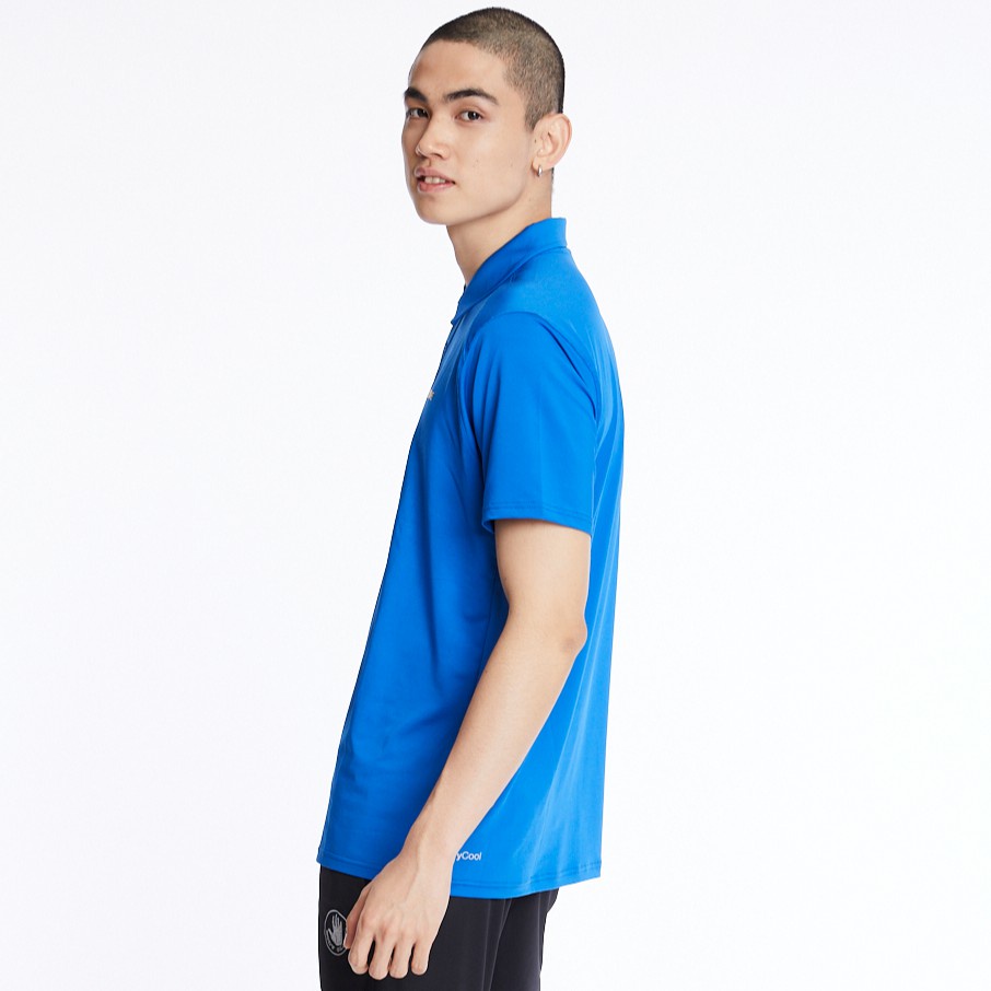 ✶BODY GLOVE Men's Basic Drycool Polo เสื้อโปโล ผู้ชาย สีน้ำเงิน-021