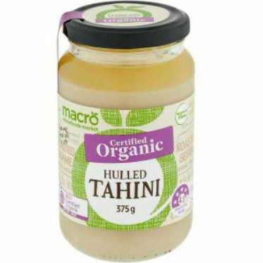 ( พร้อมส่ง )Macro Organic Hulled Tahini Spread  375 g