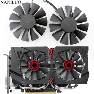 T128010SH 75mm DC 12V 0.25A Cooler fan For ASUS STRIX GTX1060 GTX960 GTX950 Fan GTX 950 960 1060 Graphic Card