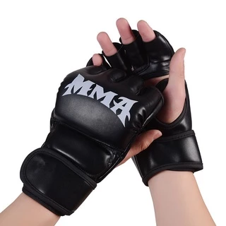 นวมชกมวย พร้อมฟองน้ำหนา MMA นวมมวย นวมซ้อมมวย ตีนตุ๊กแกเหนียวแน่น พอดีกับข้อมือ
