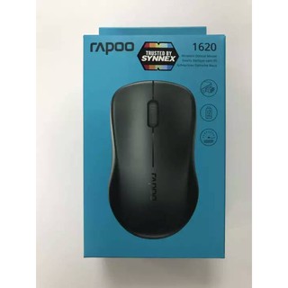 Rapoo Mouse (เม้าส์ไร้สาย) WIRELESS OPTICAL (MS1620) (BLACK),Wireless USB 2.4 GHz 1000 DPI