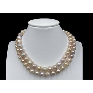 Freshwater pearl ready made necklace. natural pearl necklace for women.