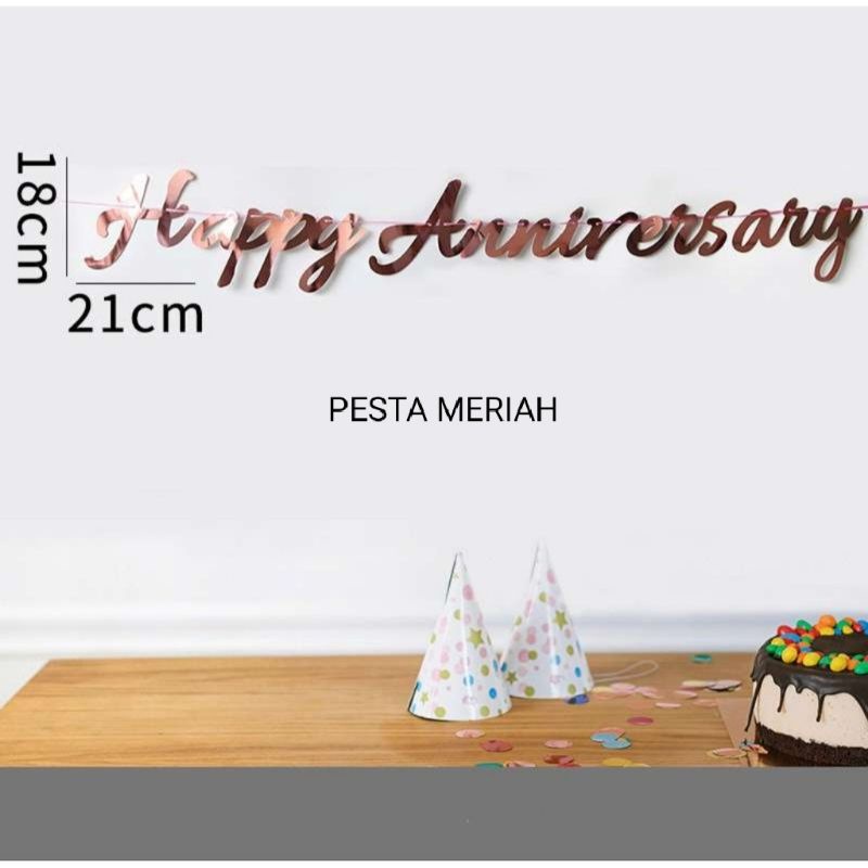 HAPPY ANNIVERSARY LATIN BANNER / HAPPY ANNIVERSARY LATIN WRITING BANNER