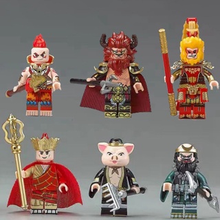 ของเล่นตัวต่อ Journey to the West Tang Seng Sun Wu Kong MOC ขนาดเล็ก ของขวัญวันเกิด สําหรับเด็ก