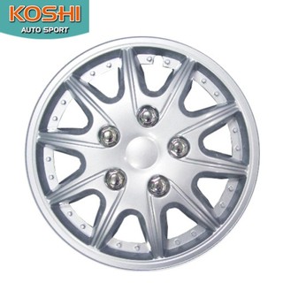 Koshi wheel cover ฝาครอบกระทะล้อ 14 นิ้ว ลาย 5004 (4ฝา/ชุด)