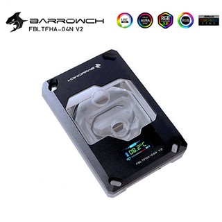 Barrowch AMD RYZEN AM4/AM3 Digital display CPU Water Block Black (จัดส่งในไทย รับประกัน 1 ปี)