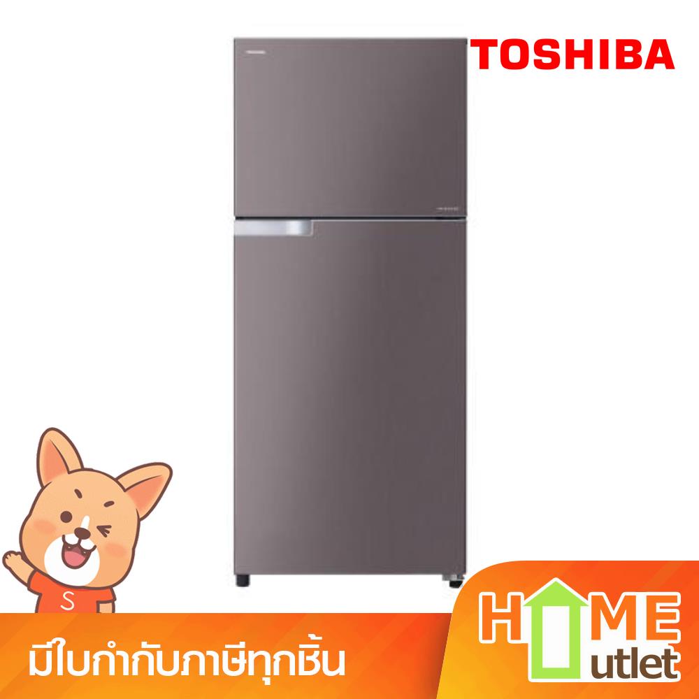 TOSHIBA ตู้เย็น 2ประตู 12.8คิว 363.2ลิตร สีเทาดำ รุ่น GR-A41KBZ DS (15324)