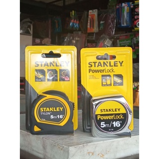 STANLEY ตลับเมตร TYLON  5 เมตร รุ่น 30-696 &amp; POWER LOCK รุ่น 33-158 ของแท้ มีใบรับรองจากสำนักงานชั่งตวงวัด