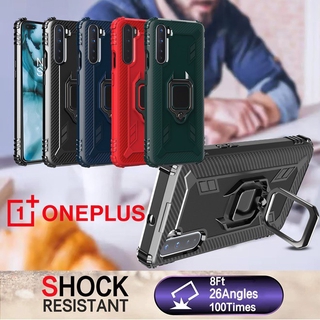 เคส สำหรับ OnePlus Nord Anti-Fall 360 Degree Rotation Finger Ring Case