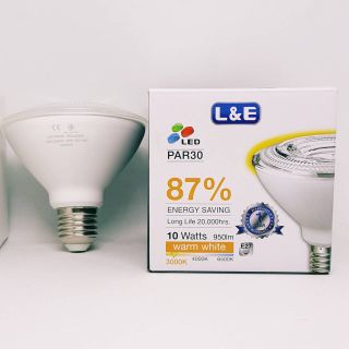 LED PAR30 10W (75W) WARM WHITE 3000K E27 L&amp;E