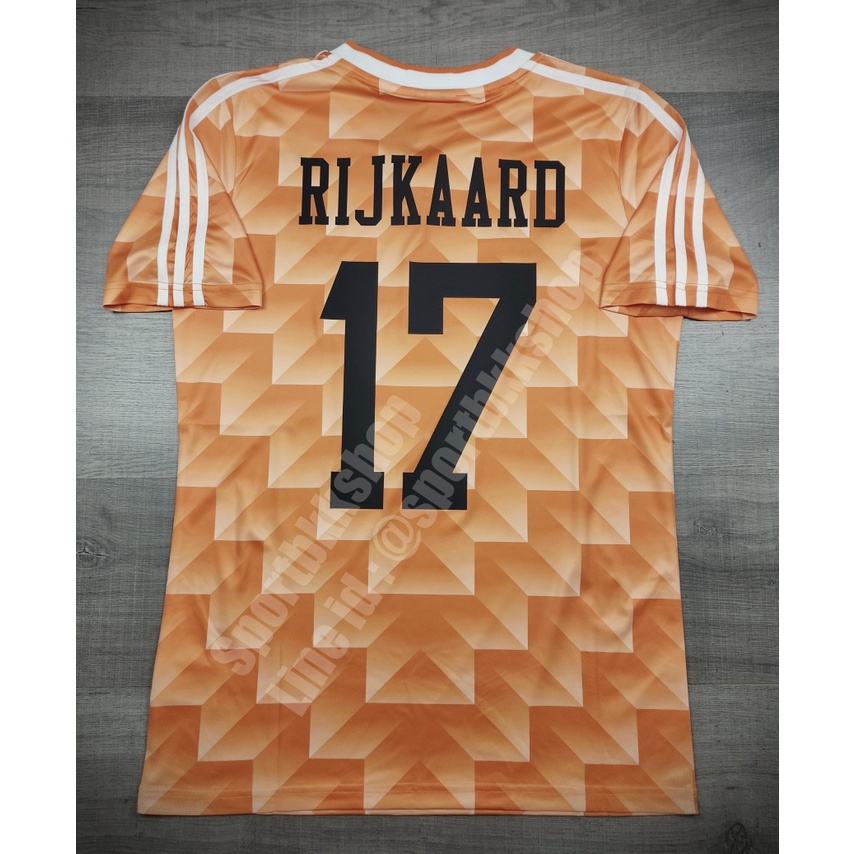 [Retro] - เสื้อฟุตบอล ย้อนยุค Holland Netherland Home ฮอลแลนด์ เนเธอร์แลนด์ เหย้า ชุดแชมป์ Euro ยูโร