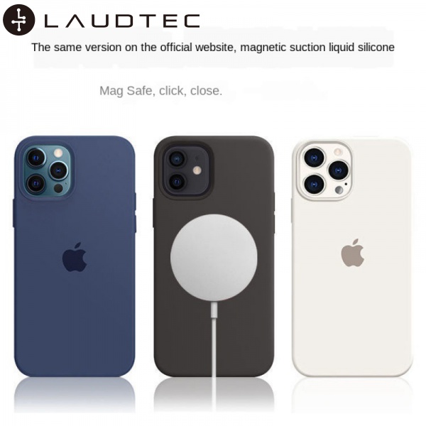 LAUDTEC The Original Apple12 MAG safe Magnetic Phone Case All-Inclusive Silicone iPhone 12/iPhone 12 Pro/12ProMax/MINI C