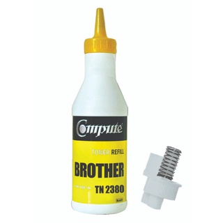 ชุดผงหมึกเติม คอมพิวท์ BROTHER TN2360 / TN2380 พร้อมชุดเฟือง (Refill Toner) ราคาประหยัด.