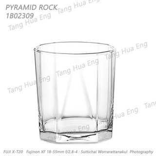 ( 6 ใบ ) Ocean glass แก้ว PYRAMID ROCK, 260 มล. #1B02309 ยี่ห้อโอเชี่ยน (กล่อง6ใบ)