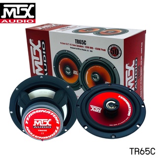 ลำโพงรถยนต์ MTX รุ่น TR65C RED หน้าดอกสีแดง