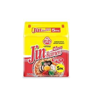 โอโตกิ จิน ราเม็ง สไปซี่ แพ็ค 5 / Ottogi Jin Ramen Spicy Pack 5