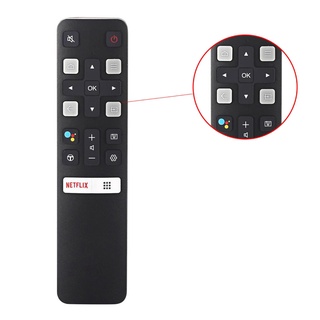 รีโมตคอนโทรล RC802V FMR1 แบบเปลี่ยน สําหรับทีวี TCL Netflix 32S6500 32S6800 43P8 43S6500 55P8M 65P8 55P8 55P8S 50P8 50P715 49S6500 55EP680 55EP660 32S330 50S435 55S435 65S435