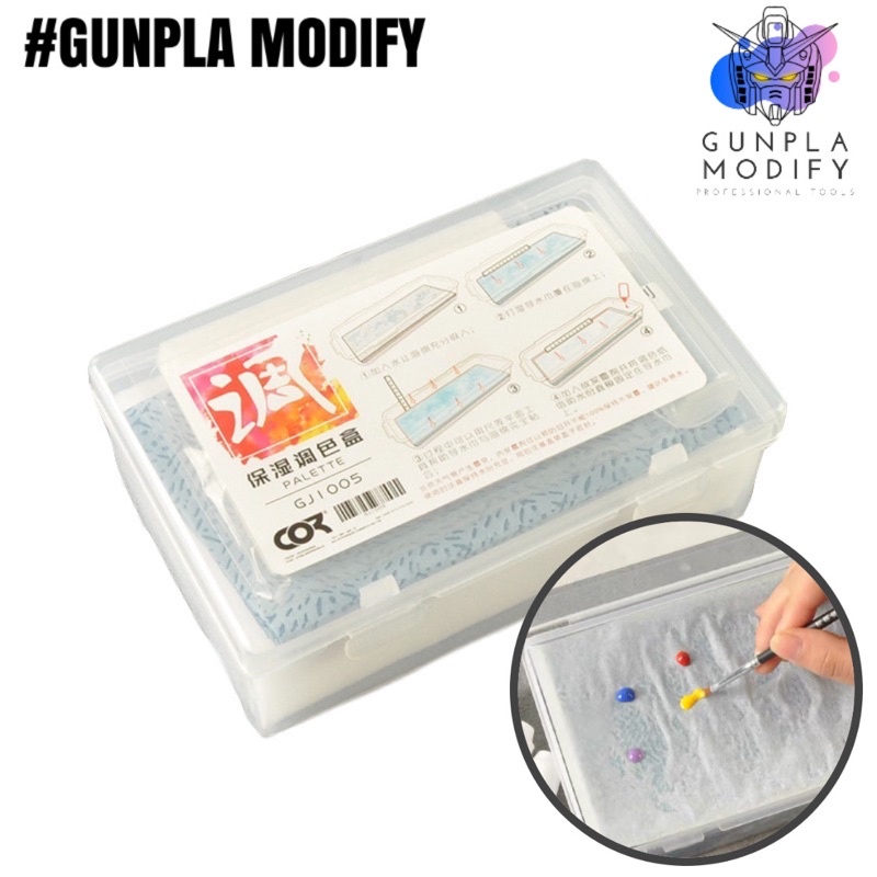 จานสีแบบเปียก Wet Color Palette